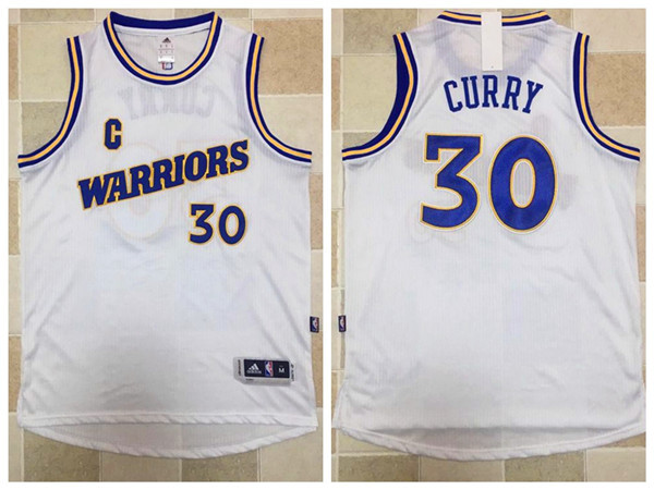 2017 NBA Golden State Warriors #30 Stephen Curry white Jerseys->golden state warriors->NBA Jersey